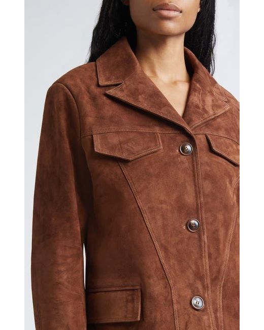 Siedres Brown Asean Suede Jacket