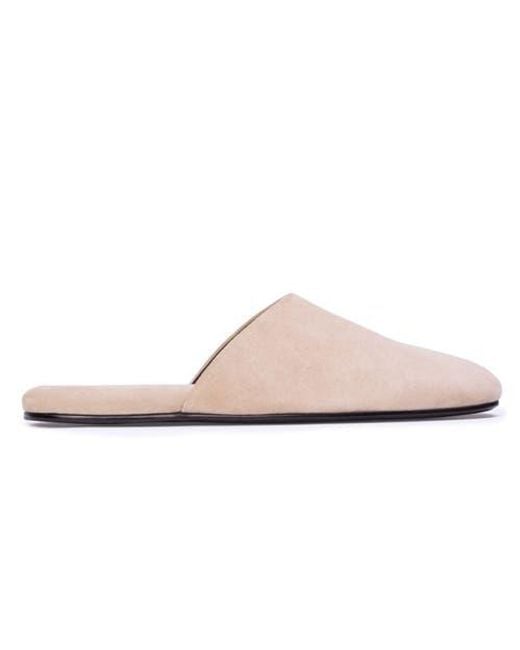 Black Suede Studio Pink Shiloh Mule