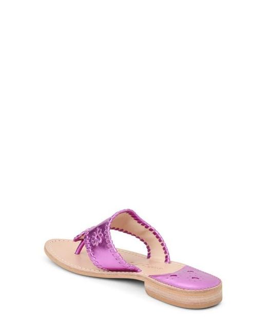 Jack Rogers Purple Jacks Flip Flop
