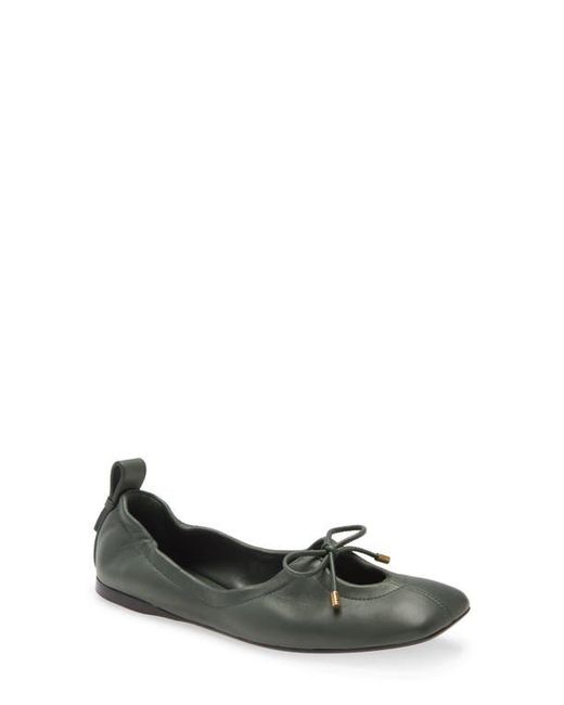 FRAME Black Le Sunset Square Toe Ballet Flat