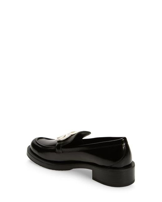 Stuart Weitzman Black X Sandy Liang Loafer