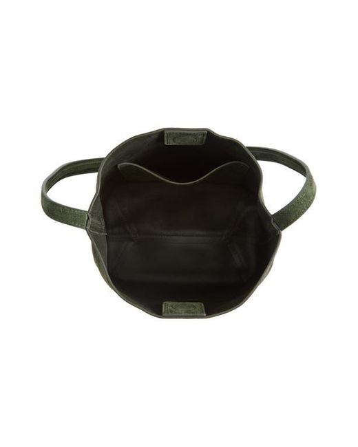 Mansur Gavriel Green Small Everyday Cabas Suede Hobo Bag