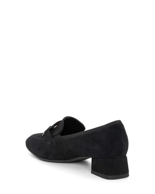 Ara Black Glimmer Loafer Pump