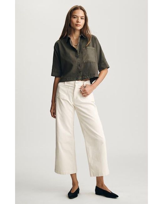 Mavi Multicolor Kambaba Crop Button-Up Shirt