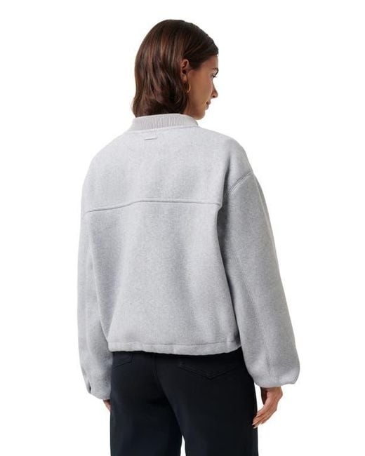 Travis Mathew Gray Rustic Retreat Bomber Jacket