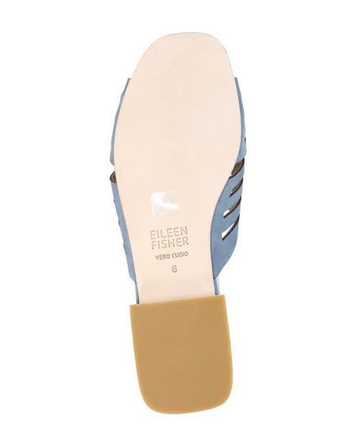 Eileen Fisher Blue Fira Slide Sandal