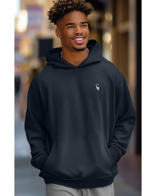 Alix Blue Astronaut Heavyweight Relaxed Hoodie for men