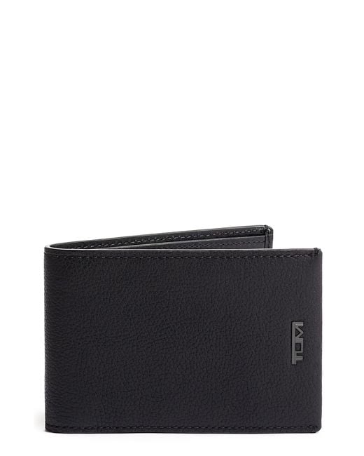 Tumi Black Nassau Slim Leather Wallet