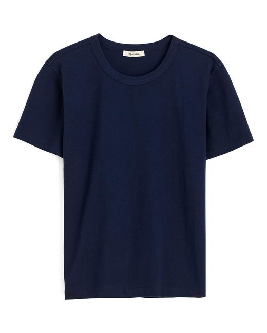 Madewell Blue Perfect Crewneck T-Shirt