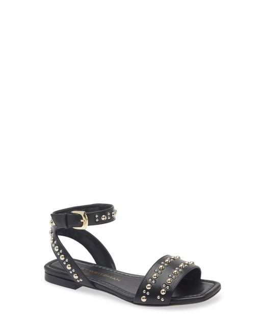 Stuart Weitzman Black Perry Sandal