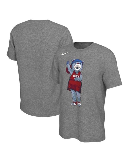 Nike Unisex Houston Rockets Team Mascot T-shirt At Nordstrom in Gray | Lyst