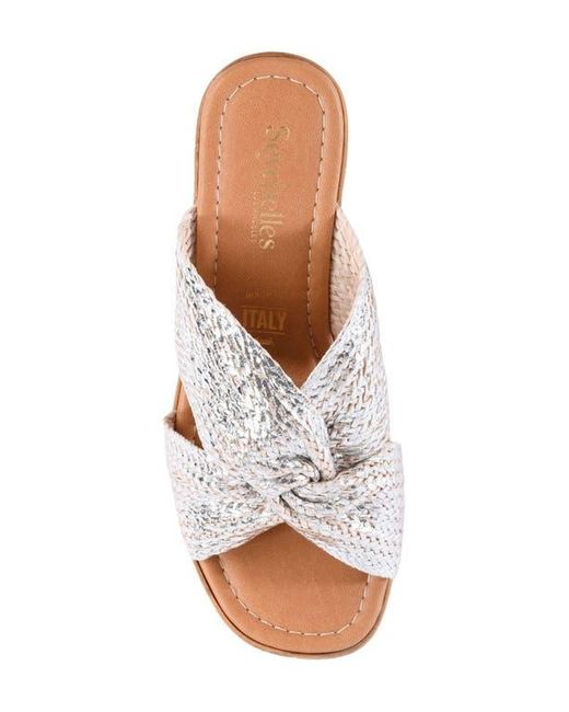 Seychelles Pink Adorned Platform Sandal