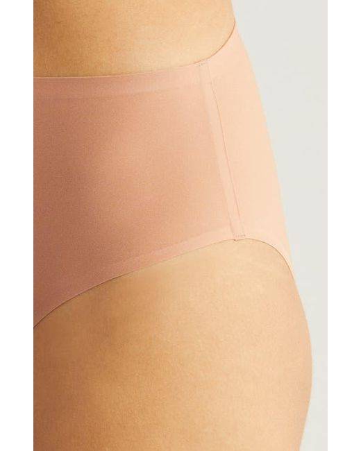 Chantelle Brown Soft Stretch High Cut Briefs