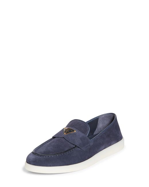 Prada Blue Saint Tropez Loafer