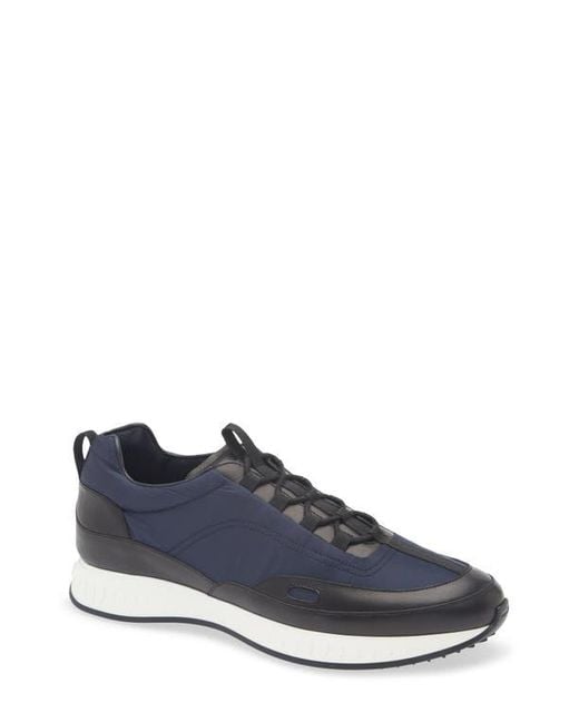 John Lobb Blue Laced Stream Sneaker for men
