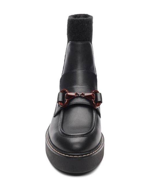 Sanctuary Black Marley Bit Chelsea Boot