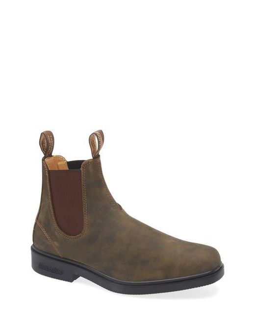 Blundstone Brown Plain Toe Chelsea Boot for men