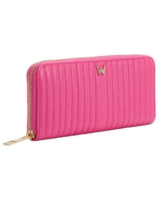 Wolf Pink Mimi Continental Wallet