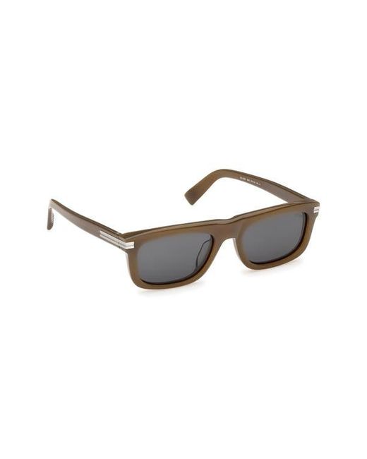 Zegna Multicolor 55Mm Rectangular Sunglasses for men