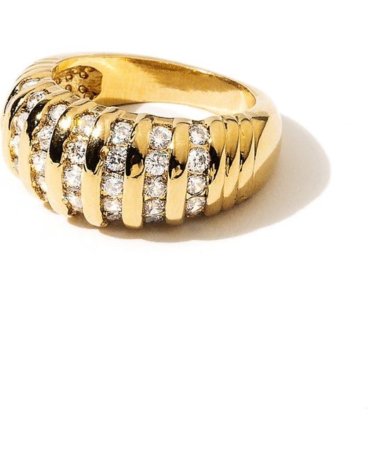 Child Of Wild The Parker Crystal Ring in Metallic | Lyst