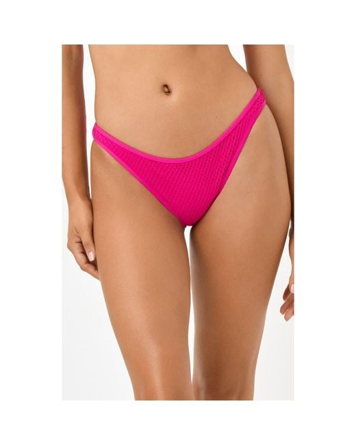 LSPACE Pink Suzi Bikini Bottoms