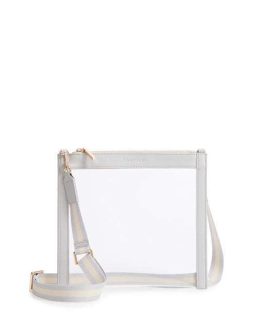 Truffle Clarity Crossbody Bag in White Lyst