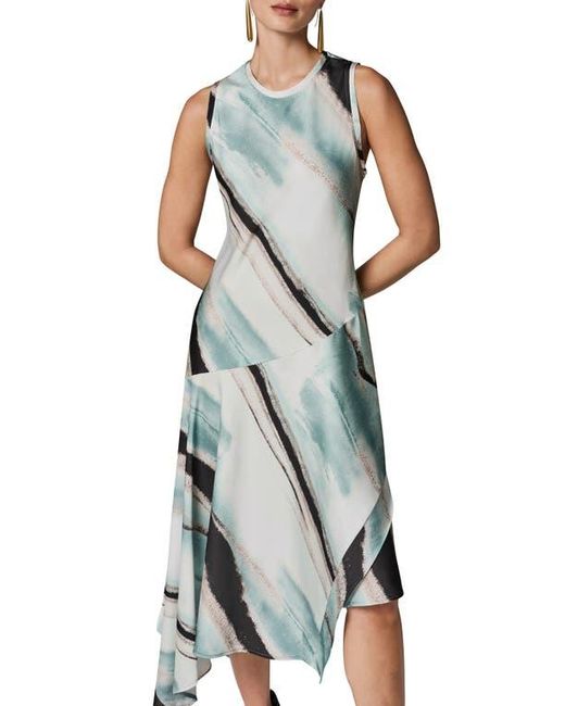 Donna Karan Sleeveless Asymmetric Hem Dress | Lyst
