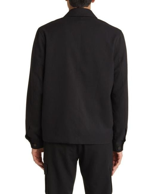 Les Deux Black Como Coach Jacket for men