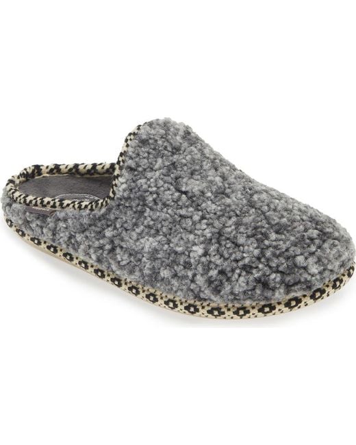 Toni Pons Gray Contrast Trim Slip-On Slippers