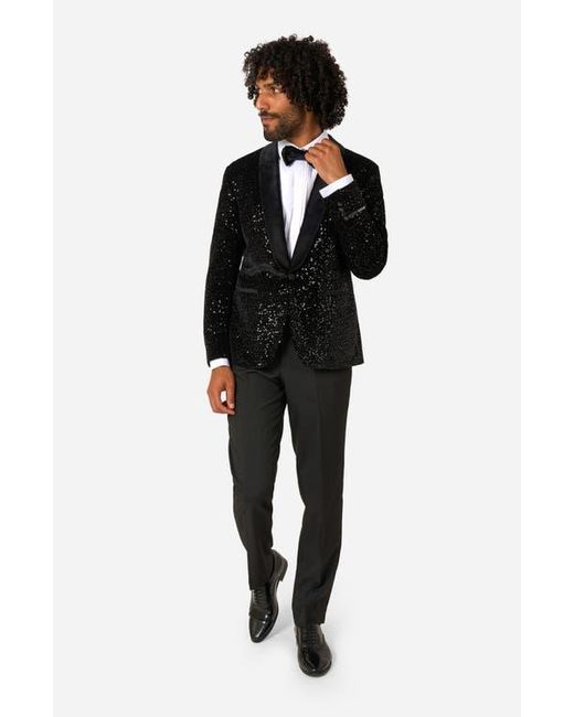 Opposuits Black Sequin Dinner Jacket for men