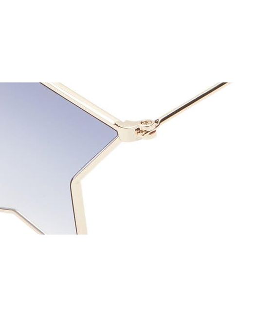 BP. Blue 56mm Gradient Star Sunglasses