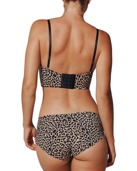 Thirdlove Black Zero Edge Strapless Underwire Bustier Bra