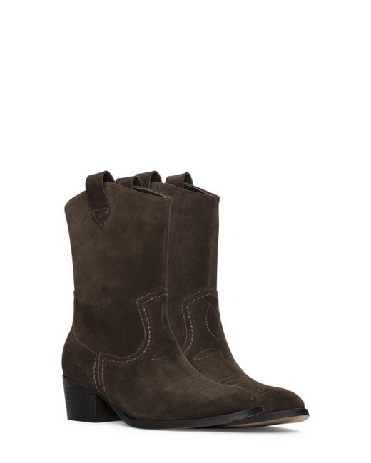 Clarks Brown Octavia Up Western Boot