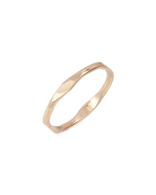 Nashelle White Lume Stackable Ring