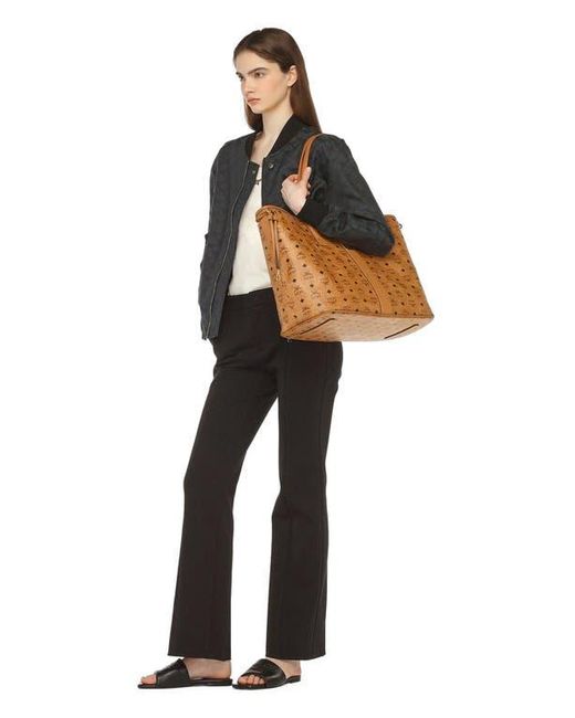 MCM Natural Large Reversible Liz Shopper