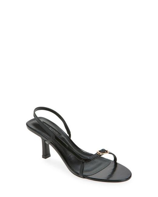 Tony Bianco Black Christine Slingback Sandal