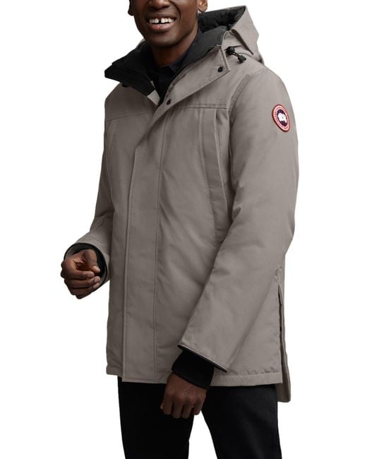 Canada Goose Sanford 625 Fill Power Down Hooded Parka in Gray for