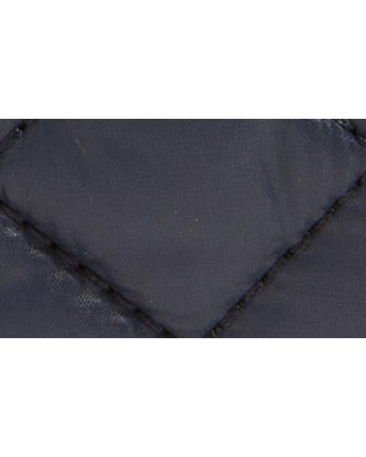 MZ Wallace Black Micro Crosby Diamond Quilted Nylon Sling Bag