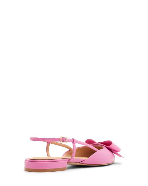 Ted Baker Pink Emma Bow Slingback Pointed Toe Flat