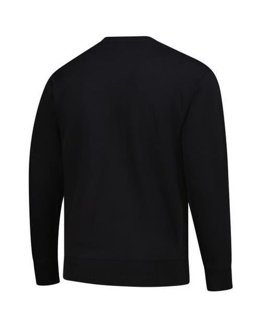 Mitchell & Ness Black Ohio State Buckeyes Elite Script Pullover Sweatshirt for men