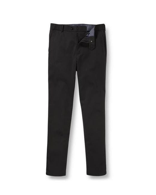 Charles Tyrwhitt Black Slim Fit Ultimate Non-Iron Chino for men