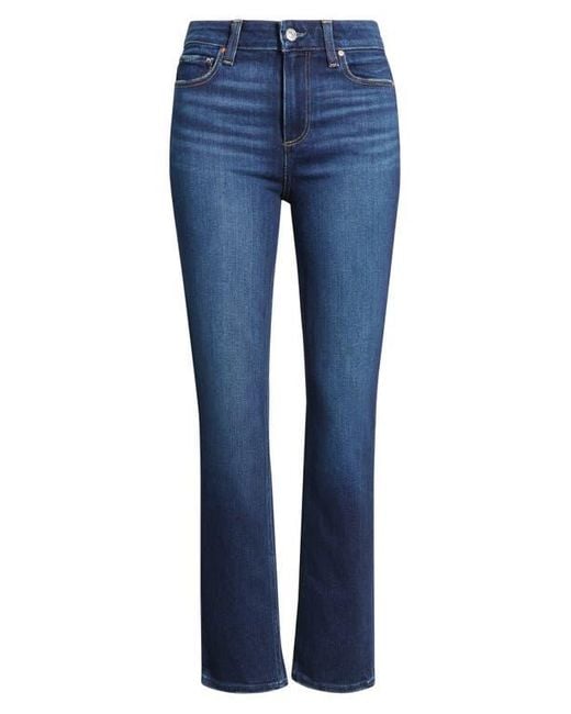 PAIGE Blue Cindy Straight Leg Jeans