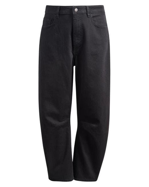 WARP+WEFT Blue Soft Curve Barrel Hem Jeans