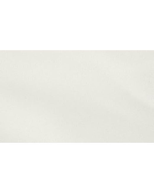Berle White Microfiber Self Sizer Flat Front Shorts for men