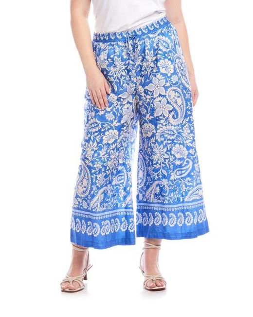 Karen Kane Blue Drawstring Pants