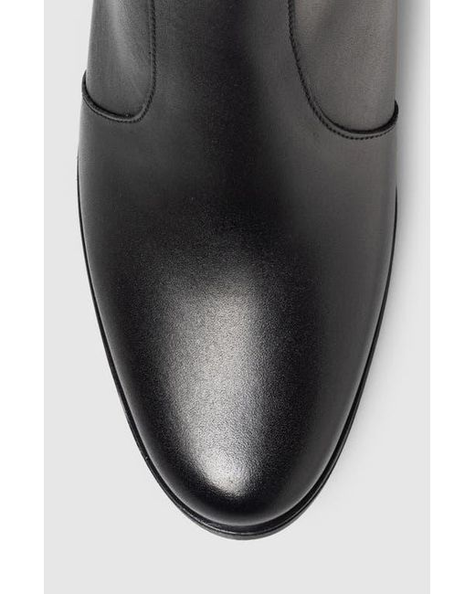 Manuela Black Alei Block Heel Side Up Bootie
