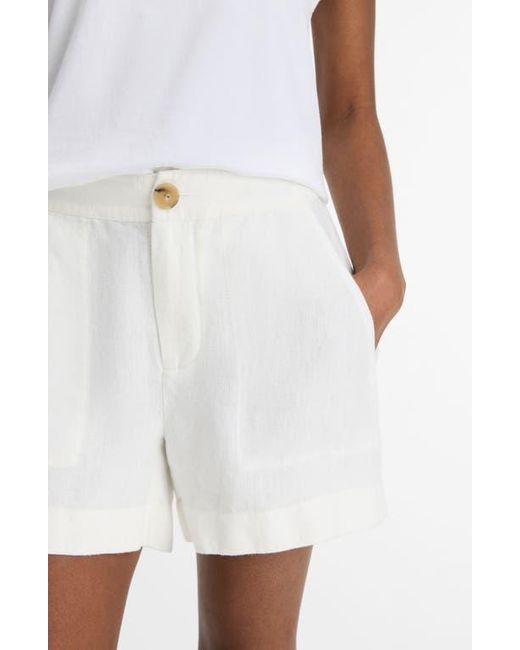 Vince White Hemp Shorts