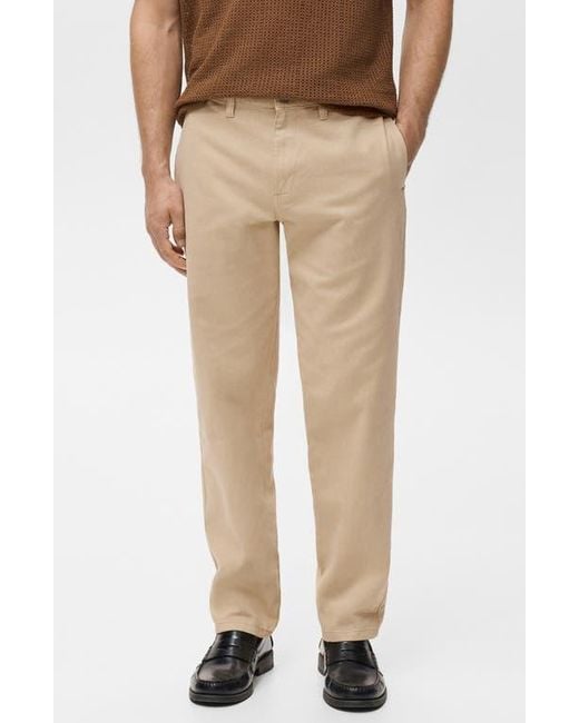 Mango Natural Regular Fit Jeans for men