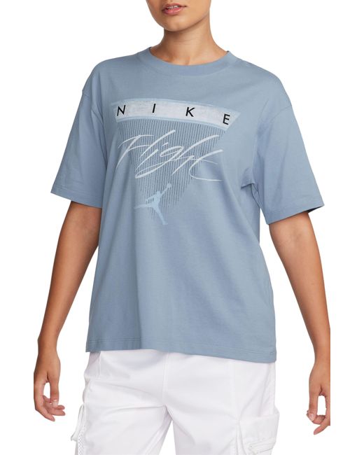 Nike Blue Flight Heritage Graphic T-shirt
