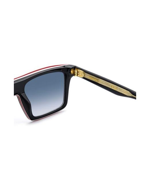 Carrera Blue 54Mm Rectangular Flat Top Sunglasses for men